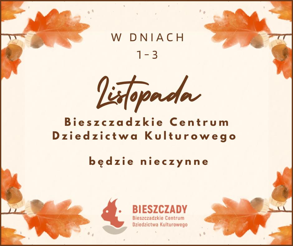 BCDK jest zamknięte w dnia 1-3 listopada