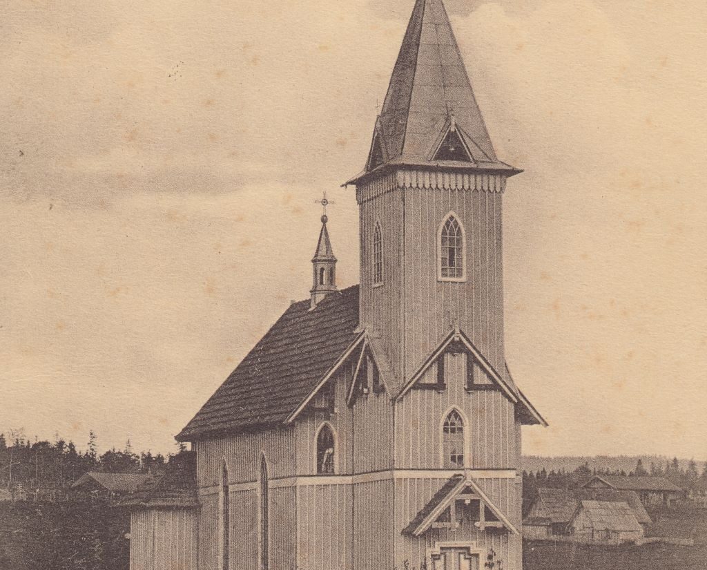 Drewniana kaplica rzymskokatolicka w Siankach