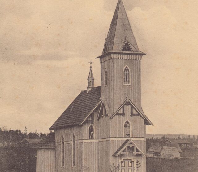 Drewniana kaplica rzymskokatolicka w Siankach