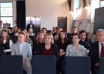 Nauczyciele na sali koncertowej Fanto