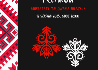 warsztaty malowania na szkle w Bieszczadach – uczestnicy tworzą tradycyjne wzory