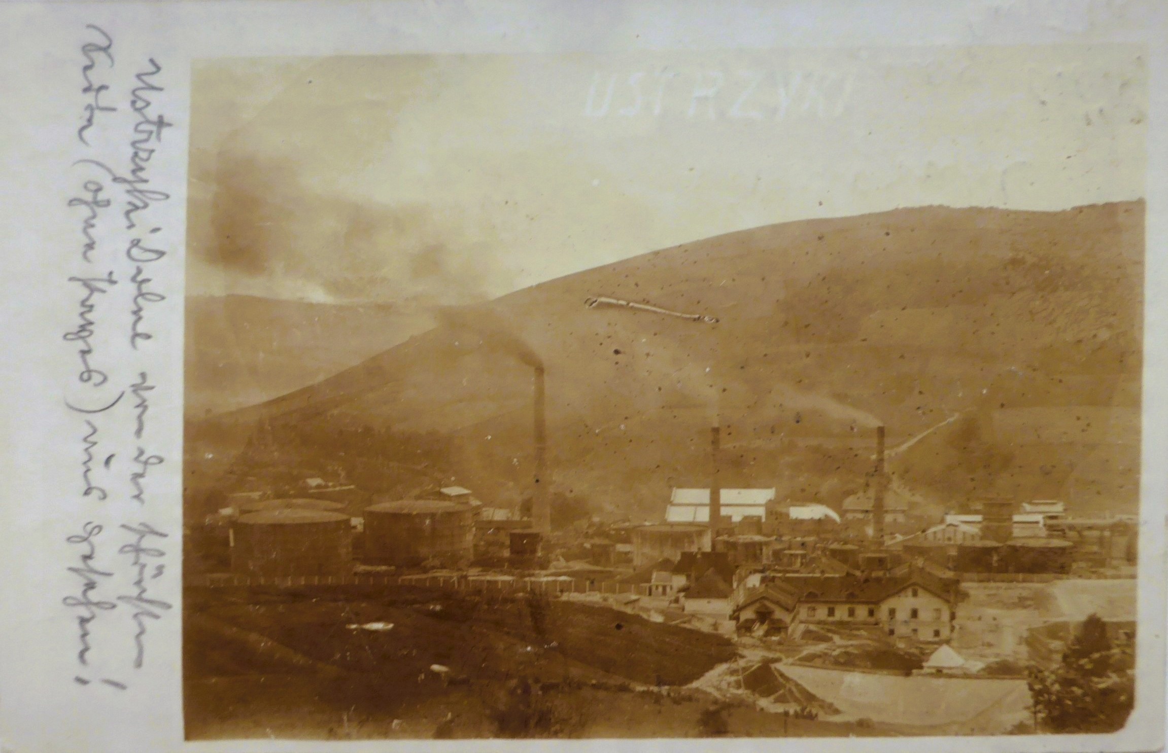 Rafineria Nafty w Ustrzykach Dolnych, 1926 – panorama zakładu.